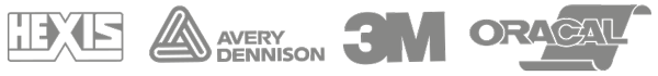 Hexis Logo | Avery Logo | 3M Logo | Oracal Logo
